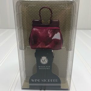 Wild Eye Designs purse wine stopper